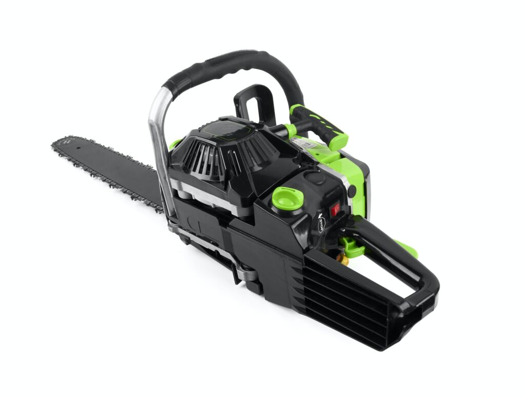 Chainsaw on white